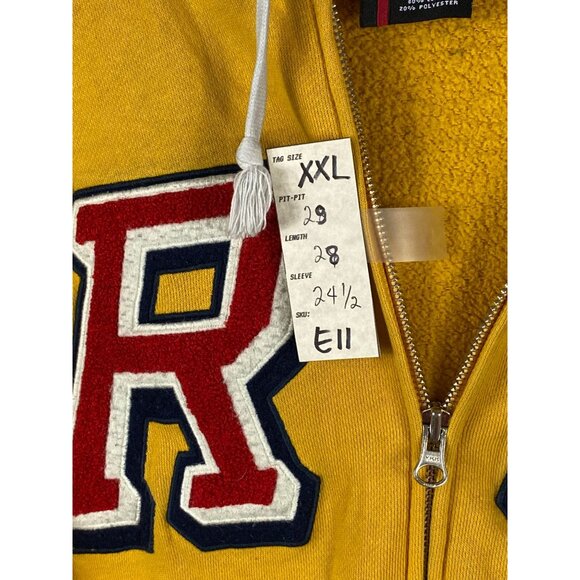 VNTG Ralph Lauren Polo Jeans Company R.L. Fleece Full Zip Hooded Jacket XXL E11 - Picture 4 of 7